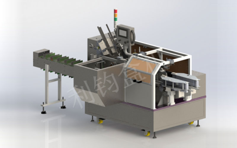 食品醫(yī)藥行業(yè)自動裝盒機3D圖